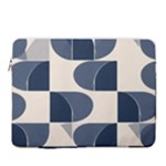 A Minimalist Pattern With Simple Lines And Shapes, Creating A Clean And Modern Aesthetic 04 15  Vertical Laptop Sleeve Case With Pocket