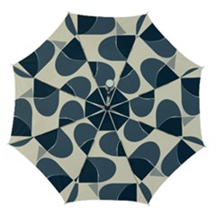 A Minimalist Pattern With Simple Lines And Shapes, Creating A Clean And Modern Aesthetic 04 Automatic Folding Umbrella with Case (Medium) from ArtsNow.com