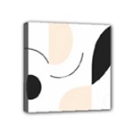 A Minimalist Pattern With Simple Lines And Shapes, Creating A Clean And Modern Aesthetic 05 Mini Canvas 4  x 4  (Stretched)