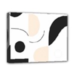 A Minimalist Pattern With Simple Lines And Shapes, Creating A Clean And Modern Aesthetic 05 Canvas 10  x 8  (Stretched)