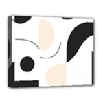 A Minimalist Pattern With Simple Lines And Shapes, Creating A Clean And Modern Aesthetic 05 Deluxe Canvas 20  x 16  (Stretched)