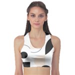 A Minimalist Pattern With Simple Lines And Shapes, Creating A Clean And Modern Aesthetic 05 Fitness Sports Bra