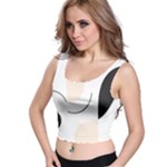 A Minimalist Pattern With Simple Lines And Shapes, Creating A Clean And Modern Aesthetic 05 Crop Top