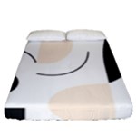 A Minimalist Pattern With Simple Lines And Shapes, Creating A Clean And Modern Aesthetic 05 Fitted Sheet (Queen Size)