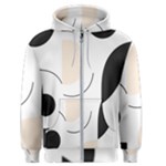 A Minimalist Pattern With Simple Lines And Shapes, Creating A Clean And Modern Aesthetic 05 Men s Zipper Hoodie