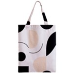 A Minimalist Pattern With Simple Lines And Shapes, Creating A Clean And Modern Aesthetic 05 Zipper Classic Tote Bag