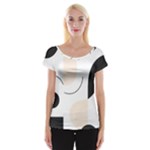 A Minimalist Pattern With Simple Lines And Shapes, Creating A Clean And Modern Aesthetic 05 Cap Sleeve Top