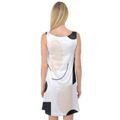 Sleeveless Satin Nightdress Back