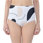 A Minimalist Pattern With Simple Lines And Shapes, Creating A Clean And Modern Aesthetic 05 Classic High-Waist Bikini Bottoms