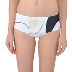 Mid-Waist Bikini Bottoms 