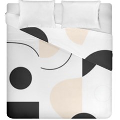 A Minimalist Pattern With Simple Lines And Shapes, Creating A Clean And Modern Aesthetic 05 Duvet Cover Double Side (King Size) from ArtsNow.com