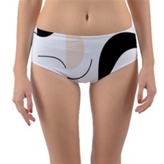 Reversible Mid-Waist Bikini Bottoms 