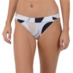 A Minimalist Pattern With Simple Lines And Shapes, Creating A Clean And Modern Aesthetic 05 Band Bikini Bottoms