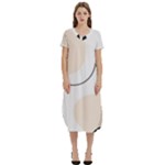 A Minimalist Pattern With Simple Lines And Shapes, Creating A Clean And Modern Aesthetic 05 T-Shirt Midi Dress With Pockets