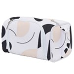 A Minimalist Pattern With Simple Lines And Shapes, Creating A Clean And Modern Aesthetic 05 Toiletries Pouch