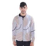 A Minimalist Pattern With Simple Lines And Shapes, Creating A Clean And Modern Aesthetic 05 Men s Windbreaker