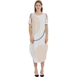 A Minimalist Pattern With Simple Lines And Shapes, Creating A Clean And Modern Aesthetic 05 Cold Shoulder Loose Fit Dress With Pockets