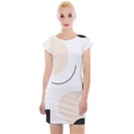 A Minimalist Pattern With Simple Lines And Shapes, Creating A Clean And Modern Aesthetic 05 Cap Sleeve Bodycon Dress