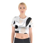 A Minimalist Pattern With Simple Lines And Shapes, Creating A Clean And Modern Aesthetic 05 Cotton Crop Top