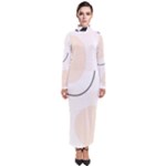 A Minimalist Pattern With Simple Lines And Shapes, Creating A Clean And Modern Aesthetic 05 Turtleneck Maxi Dress