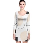 A Minimalist Pattern With Simple Lines And Shapes, Creating A Clean And Modern Aesthetic 05 Long Sleeve Velvet Bodycon Dress