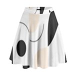 A Minimalist Pattern With Simple Lines And Shapes, Creating A Clean And Modern Aesthetic 05 High Waist Skirt