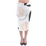 A Minimalist Pattern With Simple Lines And Shapes, Creating A Clean And Modern Aesthetic 05 Midi Pencil Skirt