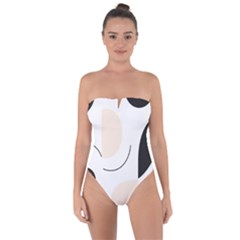 Tie Back One Piece Swimsuit 