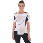 A Minimalist Pattern With Simple Lines And Shapes, Creating A Clean And Modern Aesthetic 05 Shoulder Cut Out Short Sleeve Top