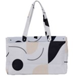 A Minimalist Pattern With Simple Lines And Shapes, Creating A Clean And Modern Aesthetic 05 Canvas Work Bag