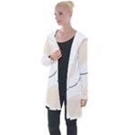 A Minimalist Pattern With Simple Lines And Shapes, Creating A Clean And Modern Aesthetic 05 Longline Hooded Cardigan