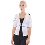 A Minimalist Pattern With Simple Lines And Shapes, Creating A Clean And Modern Aesthetic 05 Cropped Button Cardigan