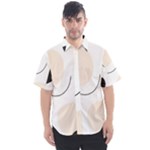 A Minimalist Pattern With Simple Lines And Shapes, Creating A Clean And Modern Aesthetic 05 Men s Short Sleeve Shirt