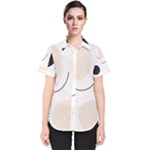 A Minimalist Pattern With Simple Lines And Shapes, Creating A Clean And Modern Aesthetic 05 Women s Short Sleeve Shirt