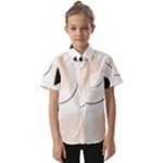 A Minimalist Pattern With Simple Lines And Shapes, Creating A Clean And Modern Aesthetic 05 Kids  Short Sleeve Shirt