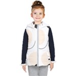 A Minimalist Pattern With Simple Lines And Shapes, Creating A Clean And Modern Aesthetic 05 Kids  Hooded Puffer Vest