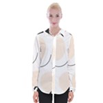 A Minimalist Pattern With Simple Lines And Shapes, Creating A Clean And Modern Aesthetic 05 Womens Long Sleeve Shirt