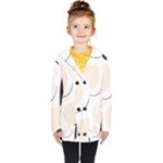 A Minimalist Pattern With Simple Lines And Shapes, Creating A Clean And Modern Aesthetic 05 Kids  Double Breasted Button Coat