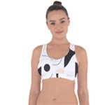 A Minimalist Pattern With Simple Lines And Shapes, Creating A Clean And Modern Aesthetic 05 Cross String Back Sports Bra