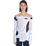 A Minimalist Pattern With Simple Lines And Shapes, Creating A Clean And Modern Aesthetic 05 Off Shoulder Long Sleeve Top