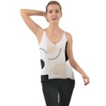 A Minimalist Pattern With Simple Lines And Shapes, Creating A Clean And Modern Aesthetic 05 Chiffon Cami