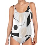 A Minimalist Pattern With Simple Lines And Shapes, Creating A Clean And Modern Aesthetic 05 Tankini Set