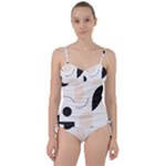 A Minimalist Pattern With Simple Lines And Shapes, Creating A Clean And Modern Aesthetic 05 Sweetheart Tankini Set