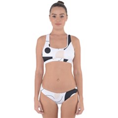 A Minimalist Pattern With Simple Lines And Shapes, Creating A Clean And Modern Aesthetic 05 Cross Back Hipster Bikini Set from ArtsNow.com