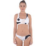 A Minimalist Pattern With Simple Lines And Shapes, Creating A Clean And Modern Aesthetic 05 Cross Back Hipster Bikini Set