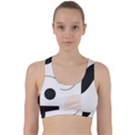 A Minimalist Pattern With Simple Lines And Shapes, Creating A Clean And Modern Aesthetic 05 Back Weave Sports Bra