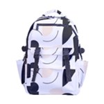 A Minimalist Pattern With Simple Lines And Shapes, Creating A Clean And Modern Aesthetic 05 Carry-on Double Buckle Travel Backpack