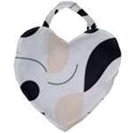 A Minimalist Pattern With Simple Lines And Shapes, Creating A Clean And Modern Aesthetic 05 Giant Heart Shaped Tote