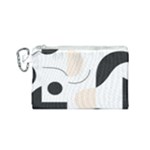 A Minimalist Pattern With Simple Lines And Shapes, Creating A Clean And Modern Aesthetic 05 Canvas Cosmetic Bag (Small)