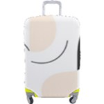 A Minimalist Pattern With Simple Lines And Shapes, Creating A Clean And Modern Aesthetic 05 Luggage Cover (Large)